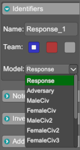 Entity Model Swap dropdown in Identifiers Section