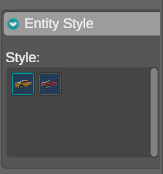 Entity Style Section showing color options
